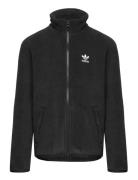 Fleece Jkt Sport Sweatshirts & Hoodies Fleeces & Midlayers Black Adidas Originals