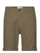 Slhcomfort-Luton Flex Shorts W Bottoms Shorts Chinos Shorts Khaki Green Selected Homme