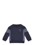 Hmlkris Sweatshirt Sport Sweatshirts & Hoodies Sweatshirts Navy Hummel