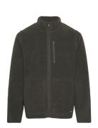 Centre Pile Fleece Jacket Sport Sweatshirts & Hoodies Fleeces & Midlayers Khaki Green Björn Borg