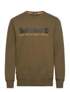 Wwes Crew Neck Bb Designers Sweatshirts & Hoodies Sweatshirts Khaki Green Timberland