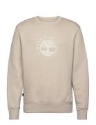 Ls Refibra Crew Swtsht Designers Sweatshirts & Hoodies Sweatshirts Cream Timberland
