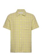 Avan Jj Shirt 14685 Designers Shirts Short-sleeved Yellow Samsøe Samsøe