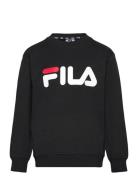 Babina Greda Classic Logo Crew Sweat Sport Sweatshirts & Hoodies Sweatshirts Black FILA