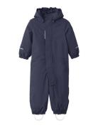 Nmnsnow10 Suit Solid 1Fo Noos Outerwear Coveralls Snow-ski Coveralls & Sets Blue Name It