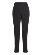 26 The Tailored Straight Pant Bottoms Trousers Slim Fit Trousers Black My Essential Wardrobe