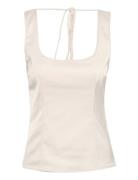 Eginagz Top Tops Blouses Sleeveless Cream Gestuz