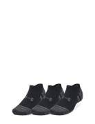 Ua Performance Tech 3Pk Ns Sport Socks Footies-ankle Socks Black Under Armour