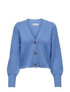 Kogbella Nicoya L/S Button Cardigan Knt Tops Knitwear Cardigans Blue Kids Only