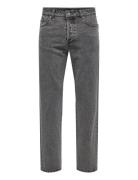 Onsedge Org Mid. Grey 7587 Dnm Jeans Bottoms Jeans Relaxed Grey ONLY & SONS