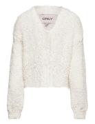 Kmgdora L/S Cardigan Knt Tops Knitwear Cardigans White Kids Only