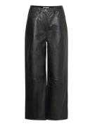 Shelly Trousers 14886 Bottoms Trousers Leather Leggings-Bukser Black Samsøe Samsøe