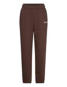 Linear Heritage Brushed Back Fleece Sweatpant Sport Sweatpants Brown New Balance