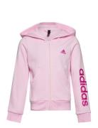 G Lin Fz Hd Sport Sweatshirts & Hoodies Hoodies Pink Adidas Performance