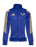 Messi Jkt Y Sport Sweatshirts & Hoodies Sweatshirts Blue Adidas Performance