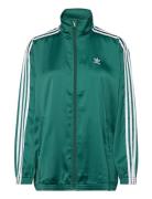 Satin Tt Loose Sport Sweatshirts & Hoodies Sweatshirts Green Adidas Originals