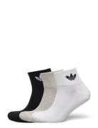 Mid Ankle Sock 3 Pair Pack Sport Socks Footies-ankle Socks Multi/patterned Adidas Originals