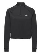 Adidas Train Essentials Minimal Branding 1/4 Zip Cover Up Sport Sweatshirts & Hoodies Sweatshirts Black Adidas Performance