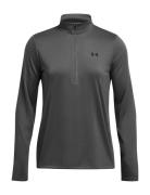 Tech 1/2 Zip- Solid Sport Sweatshirts & Hoodies Fleeces & Midlayers Grey Under Armour
