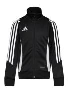 Tiro24 Training Jacket Kids Sport Sweatshirts & Hoodies Sweatshirts Black Adidas Performance