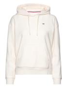 Tjw Bxy Ottoman Hoodie Tops Sweatshirts & Hoodies Hoodies White Tommy Jeans