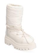 Flatform Snow Boot Nylon Wn Shoes Wintershoes White Calvin Klein