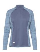 W Ult C Sld Ls Sport Sweatshirts & Hoodies Sweatshirts Blue Adidas Golf