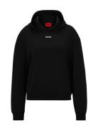 Shuffle_Hoodie Tops Sweatshirts & Hoodies Hoodies Black HUGO