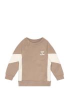 Hmlkris Sweatshirt Sport Sweatshirts & Hoodies Sweatshirts Brown Hummel