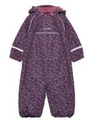 Wholesuit - Aop, W. 2 Zippers Outerwear Coveralls Snow-ski Coveralls & Sets Purple CeLaVi