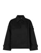 Wallie Short Jacket Outerwear Jackets Light-summer Jacket Black Second Female