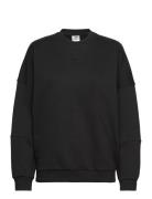 Lux Midlayer Sport Sweatshirts & Hoodies Sweatshirts Black Reebok Performance