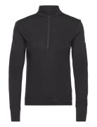 W Tundra175 Zip 1/4 Sport Sweatshirts & Hoodies Fleeces & Midlayers Black Super.natural