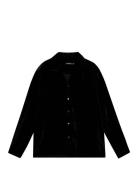 Pj Velvet Shirt Designers Shirts Casual Black J. Lindeberg