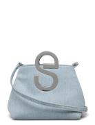 Sgicon, 2087 Denim Mini Tote Designers Small Shoulder Bags-crossbody Bags Blue STINE GOYA