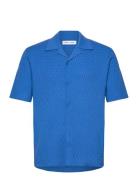 Sagabin Ss Shirt 10490 Designers Shirts Short-sleeved Blue Samsøe Samsøe