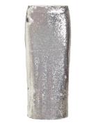 Sequins Pencil Skirt Designers Knee-length & Midi Silver ROTATE Birger Christensen