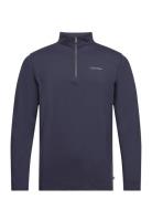 Newport Half Zip Sport Sweatshirts & Hoodies Fleeces & Midlayers Navy Calvin Klein Golf
