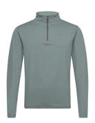 Newport Half Zip Sport Sweatshirts & Hoodies Fleeces & Midlayers Green Calvin Klein Golf