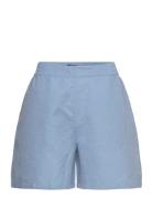 Ruby Linen Blend Shorts Bottoms Shorts Casual Shorts Blue Lexington Clothing