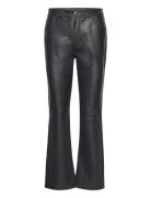 Billie Trouser Bottoms Trousers Leather Leggings-Bukser Black MAUD