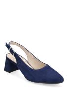 Slingback Shoes Heels Pumps Sling Backs Blue Gabor