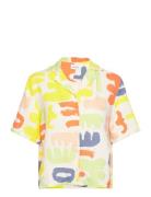 Carnival Print Short Sleeve Shirt Tops Shirts Short-sleeved Multi/patterned Bobo Choses