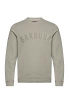 Barbour Wash Prep Logo Designers Sweatshirts & Hoodies Sweatshirts Khaki Green Barbour