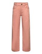 Pants Aop Twill Bottoms Jeans Wide Jeans Coral Minymo