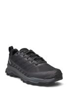 Men's Speed Eco Wp - Black/Asphalt Sport Sport Shoes Outdoor-hiking Shoes Black Merrell