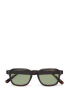 Luce 3627 Green Accessories Sunglasses D-frame- Wayfarer Sunglasses Brown RetroSuperFuture