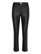 2Nd Leya - Refined Stretch Leather Bottoms Trousers Leather Leggings-Bukser Black 2NDDAY