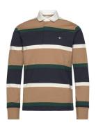 Shield Heavy Rugger Tops Sweatshirts & Hoodies Sweatshirts Multi/patterned GANT