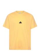 M Z.n.e. Tee Tops T-Kortærmet Skjorte Yellow Adidas Sportswear